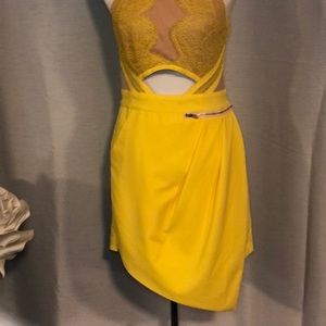 Lace Herve Leger Skort One piece